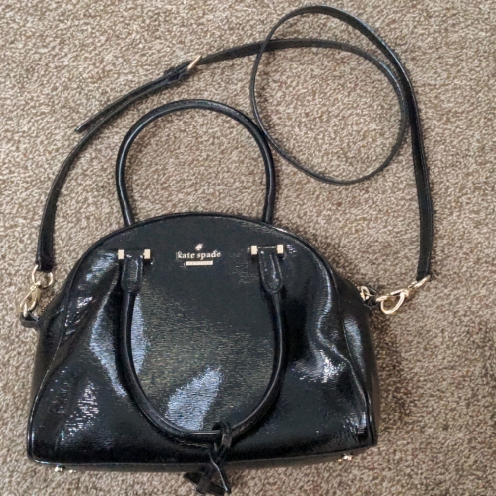 Kate Spade Black Patent Leather Purse